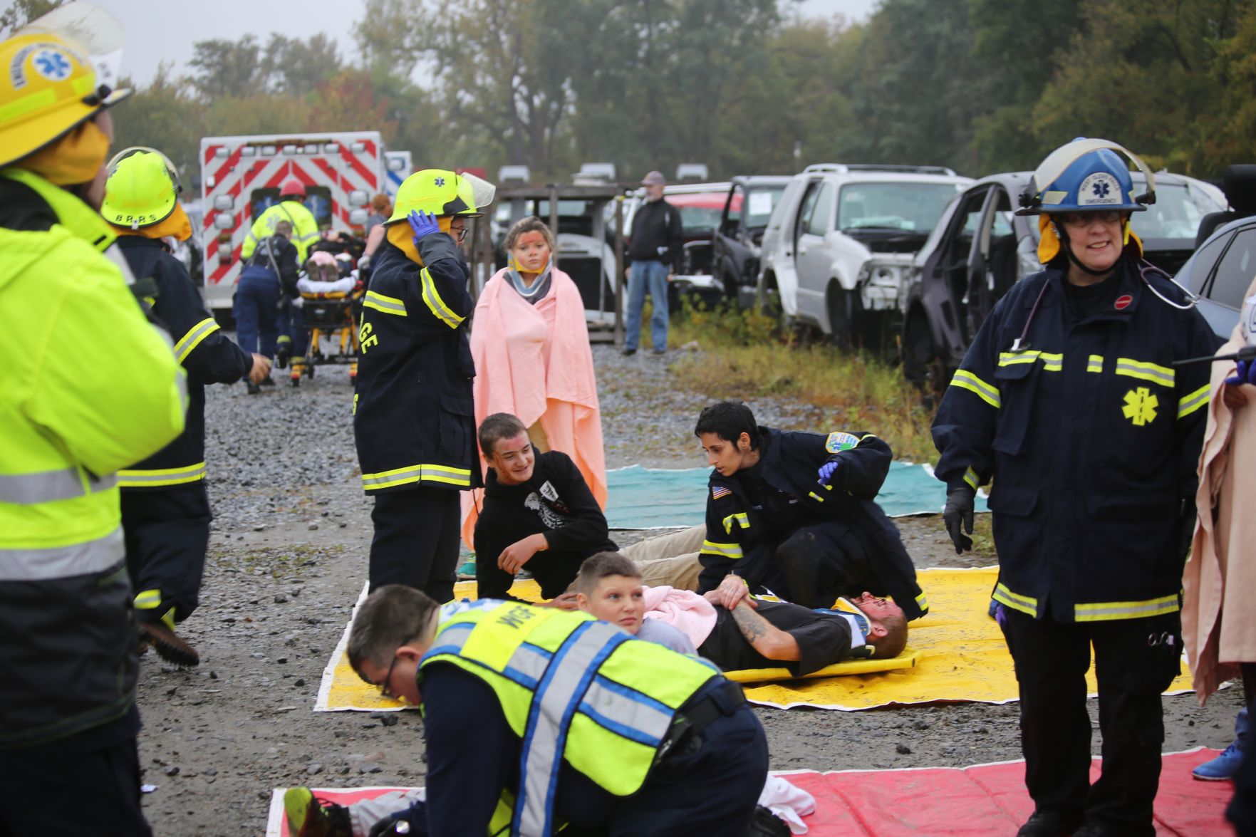 Mass casualty drill in Queensbury